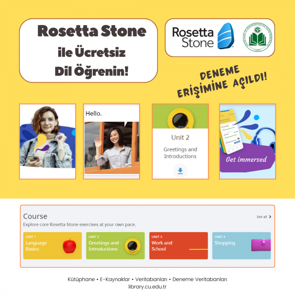 Rosetta Stone Deneme Erişimine Açıldı! (Dil Öğrenme Veritabanı)