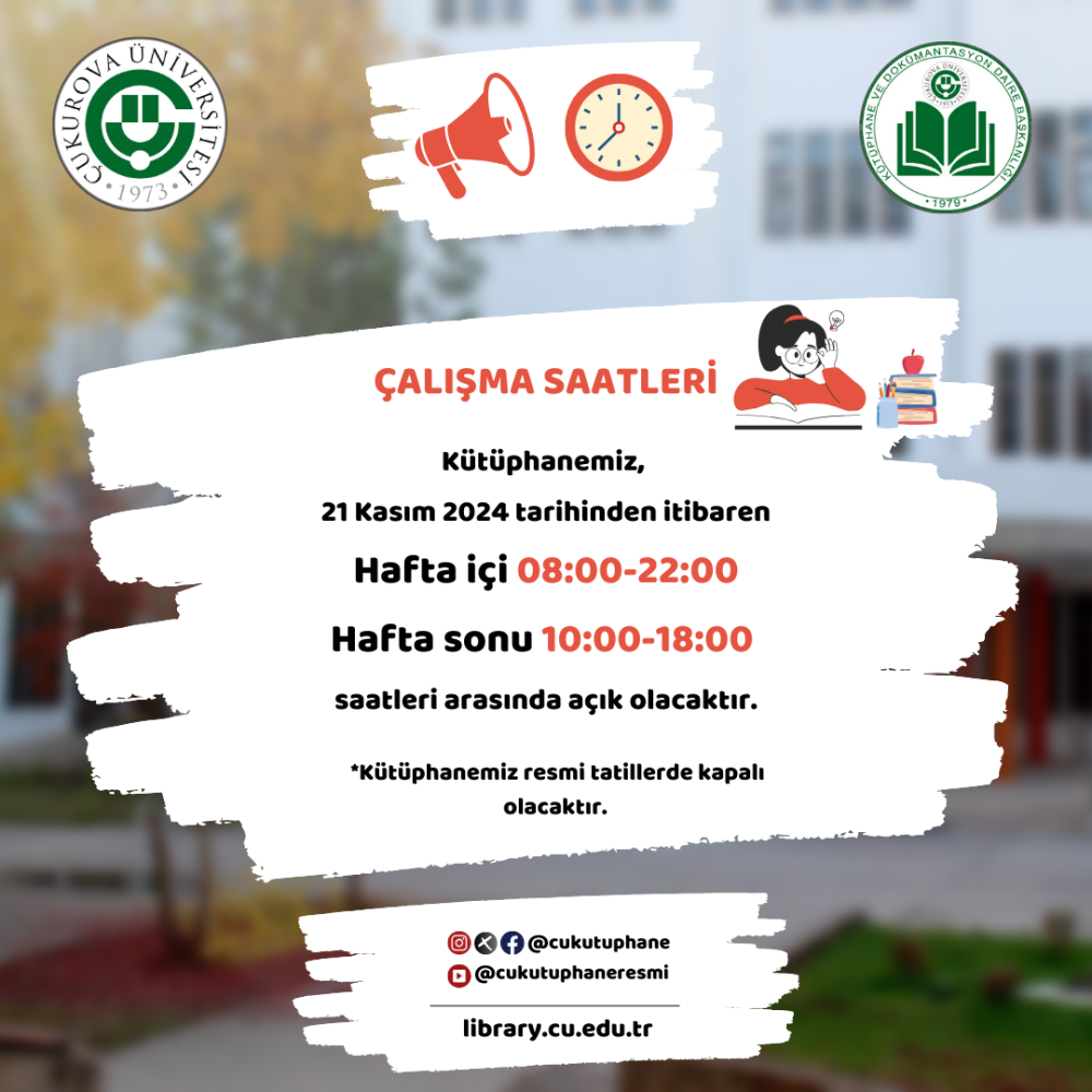 Güncel Çalışma Saatleri